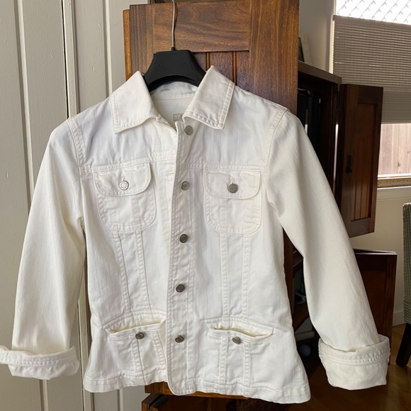 J. Jill White jean jacket - Picture 2 of 9